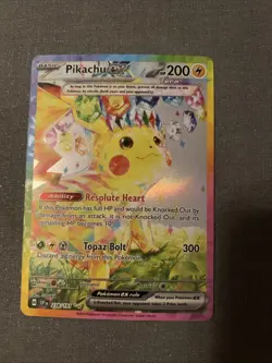 PIKACHU EX 238/191 POKEMON SURGING SPARKS SIR - Image 1