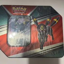 2022 Pokemon V Heroes Tin – Featuring Umbreon V Factory Sealed 5 Booster Packs - Image 1
