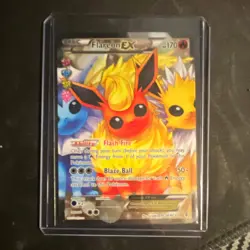 Pokemon Flareon EX Full Art Holo Ultra Rare RC28/RC32 Generations Radiant - Image 1