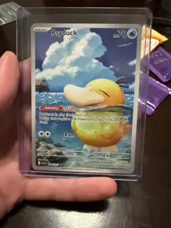 Pokemon TCG Psyduck 226/217 IR Holo Rare Basic HP 70 English AH - Image 1