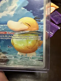 Pokemon TCG Psyduck 226/217 IR Holo Rare Basic HP 70 English AH - Image 4