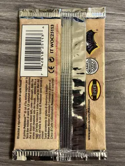 Pokemon ITALIAN Fossil Unlimited Edition Booster Pack Factory Sealed Aerodactyl - Image 2