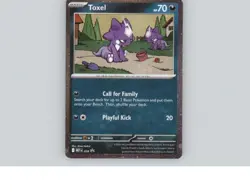 Toxel (Cosmos Holo) 078 Promo ME: Mega Evolution Promo Pokemon Near Mint - Image 1