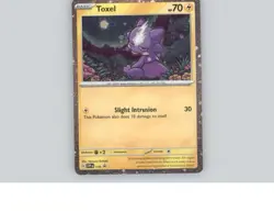 Toxel 119 Holo Promo Scarlet & Violet Promo Pokemon Near Mint - Image 1