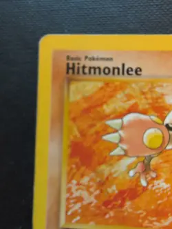 Pokemon TCG Hitmonlee Fossil 22/62 Regular 1999-2000 Wizards Base Set Copyright - Image 5