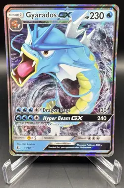 Pokemon TCG Gyarados GX Holo Rare GX 16/68 Hidden Fates SM - Image 1