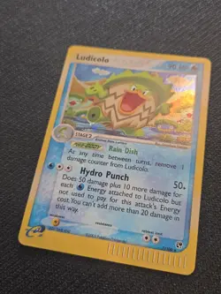 Pokemon TCG Ludicolo 7/100 Sandstorm Holo LP SWIRL - Image 2