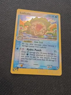 Pokemon TCG Ludicolo 7/100 Sandstorm Holo LP SWIRL - Image 3