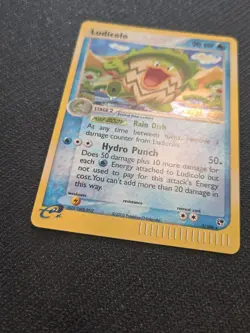 Pokemon TCG Ludicolo 7/100 Sandstorm Holo LP SWIRL - Image 4