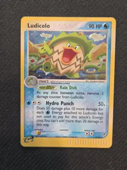 Pokemon TCG Ludicolo 7/100 Sandstorm Holo LP SWIRL - Image 5