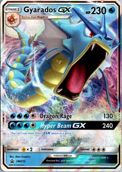 Gyarados GX - SM212 Holo Promo Sun & Moon Promo Pokemon Holo Near Mint - Image 1