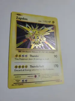Pokemon TCG Zapdos Evolutions 42/108 Holo Rare HP/DMG - Image 1