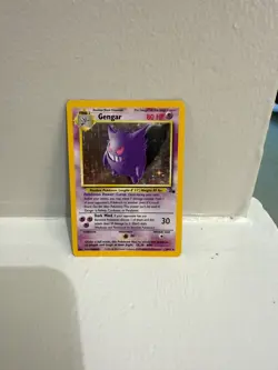 Pokemon Gengar Fossil 5/62 Holo 1999-2000 Wizards Base Set Holo - LP+/NM - Image 1