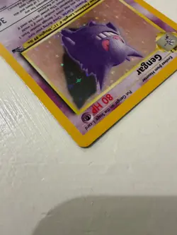 Pokemon Gengar Fossil 5/62 Holo 1999-2000 Wizards Base Set Holo - LP+/NM - Image 5