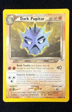 Dark Pupitar - Neo Destiny - 38/105 - Pokemon TCG - LP - Image 1