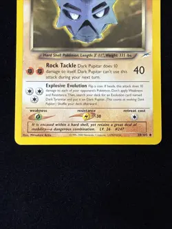 Dark Pupitar - Neo Destiny - 38/105 - Pokemon TCG - LP - Image 3