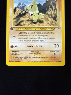 1st Edition - Larvitar - Neo Destiny - 70/105 - Pokemon TCG - LP - Image 3