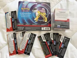 Pokemon TCG PRISMATIC EVOLUTIONS Booster BUNDLE Blister ME Flames + 7 PACKS LOT - Image 4