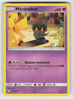 Marshadow 103/236 Rare Cosmic Eclipse Near Mint - Image 1