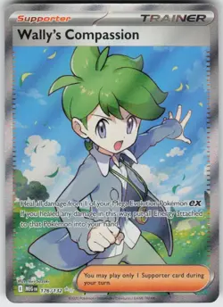 Wally's Compassion 176/132 Ultra Rare Mega Evolution Near Mint - Image 1
