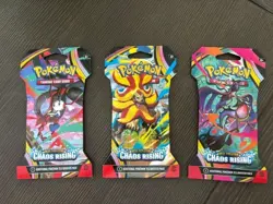 Pokemon Chaos Rising Booster Pack (Will Get 1 Booster Pack Random Artwork) - Image 1