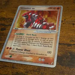 The Pokemon Company Pokemon TCG Groudon ex 93/100 Crystal Guardians Holo 100HP - Image 2