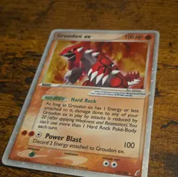 The Pokemon Company Pokemon TCG Groudon ex 93/100 Crystal Guardians Holo 100HP - Image 5