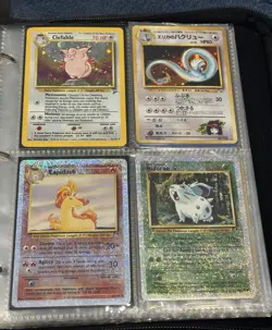 Pokemon TCG Vintage WOTC Holo/Foil Lot in Binder Pages, English, Neo/Base2 - Image 1