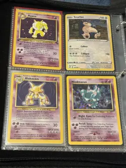 Pokemon TCG Vintage WOTC Holo/Foil Lot in Binder Pages, English, Neo/Base2 - Image 3