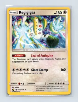 Regigigas 84A/111 Holo Promo Alternate Art Promos Pokemon Lightly Played - Image 1