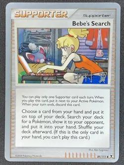 Pokemon Bebe's Search WCD 2009 Tsubasa Nakamura LP - Image 1