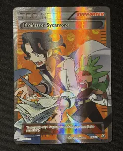 Pokemon TCG Professor Sycamore 114/114 XY Steam Siege UR Full Art Holo - Image 1