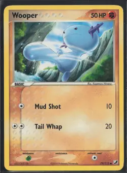 Wooper 79/115 Common Unseen Forces Pokemon Lightly Played - Image 1