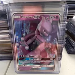 Pokemon TCG Mewtwo GX 31/68 Hidden Fates Holo Ultra Rare 180 HP - Image 1