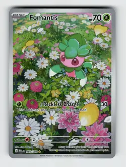 Fomantis 085/084 Holo Illustration Rare Pitch Black Pokemon 2026 Near Mint - Image 1