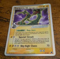 Pokemon TCG Rayquaza ex 97/101 EX Dragon Frontiers Rare 110HP Holo - Image 2