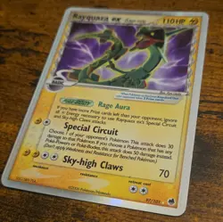 Pokemon TCG Rayquaza ex 97/101 EX Dragon Frontiers Rare 110HP Holo - Image 5
