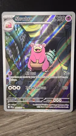 Slowbro Illustration Rare Pitch Black 090/084 Pokemon NM/M - Image 1