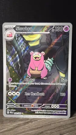Slowbro Illustration Rare Pitch Black 090/084 Pokemon NM/M - Image 5