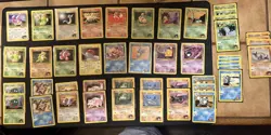 Pokemon Vintage GYM HEROES 95 Card Lot 1999 WOTC LP/NM - Image 1