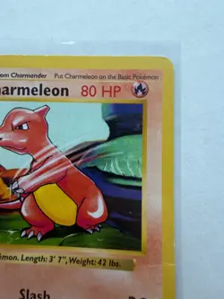 Pokemon TCG 1st Edition Charmeleon 24/102 Base Set Shadowless LP/MP - Image 5
