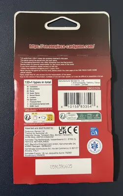 One Piece OP13 Carrying on His Will Sleeved Booster Sealed Pack Lot x (22) - Image 3