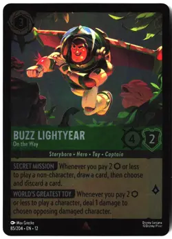 Disney Lorcana TCG Buzz Lightyear On The Way 85/204 Foil Wilds Unknown - Image 1