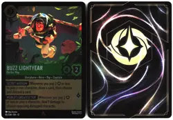 Disney Lorcana TCG Buzz Lightyear On The Way 85/204 Foil Wilds Unknown - Image 3