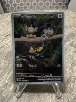Aipom 211/182 Paradox Rift Illustration Rare Pokemon TCG Card NM Condition - Image 1
