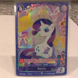 Hasbro My Little Pony Card Game Rarity SD01-SR06 SR Foil Unicorn Cost 6 1st - Image 1