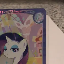 Hasbro My Little Pony Card Game Rarity SD01-SR06 SR Foil Unicorn Cost 6 1st - Image 3
