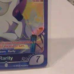Hasbro My Little Pony Card Game Rarity SD01-SR06 SR Foil Unicorn Cost 6 1st - Image 5