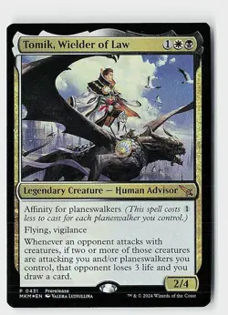 Tomik, Wielder of Law Foil M Prerelease Cards 431 NM - Image 1
