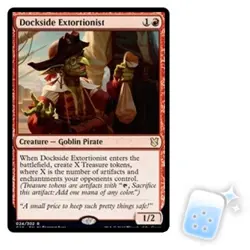 DOCKSIDE EXTORTIONIST Commander 2019 Magic MTG MINT CARD - Image 1